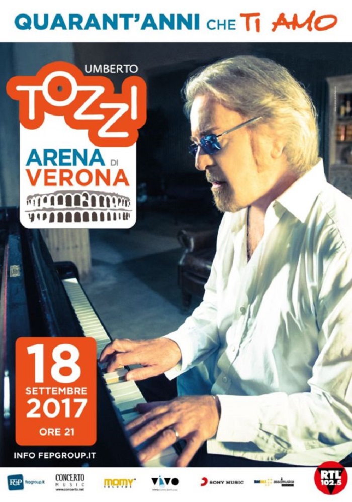 umberto tozzi locandina 40 anni che ti amo