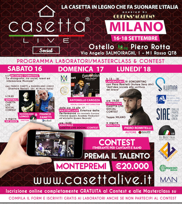 Casetta Live Social
