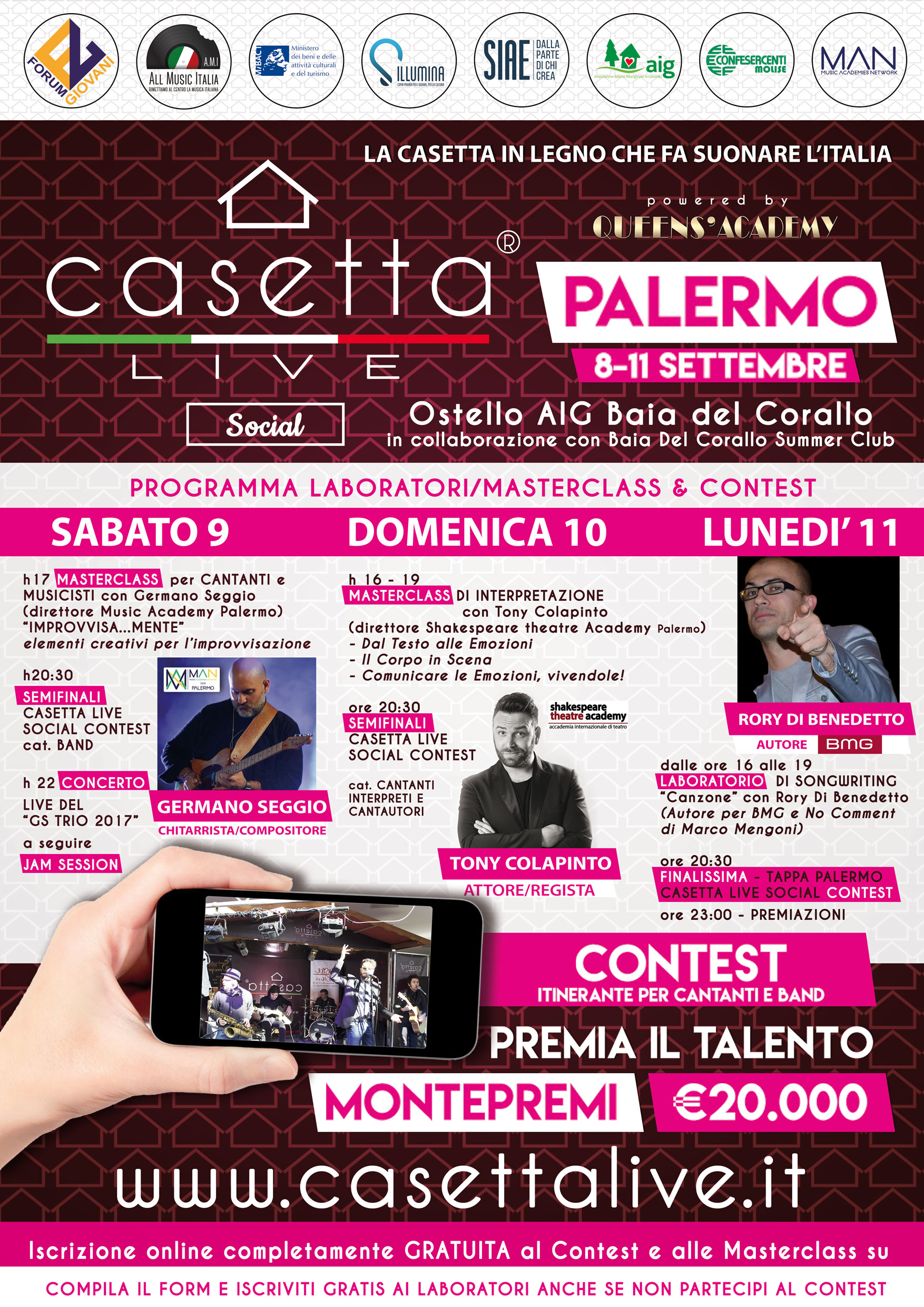 Casetta Live Social