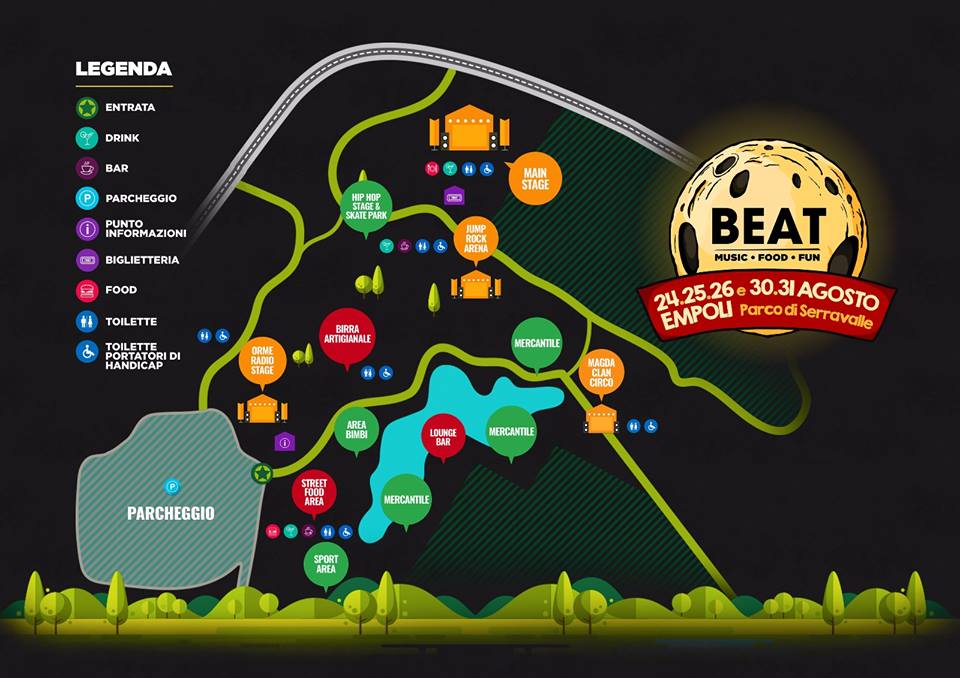 Beat Festival mappa