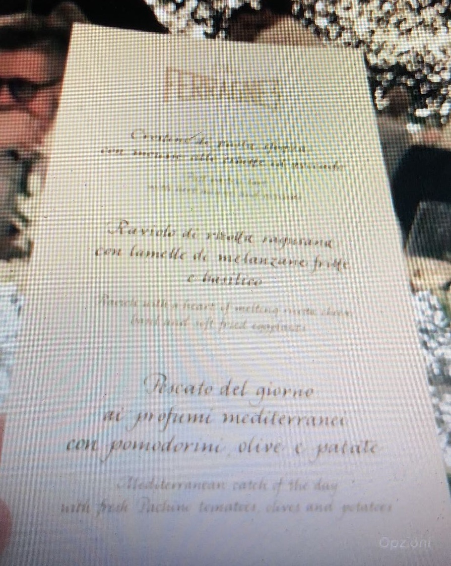 menu ferragnez