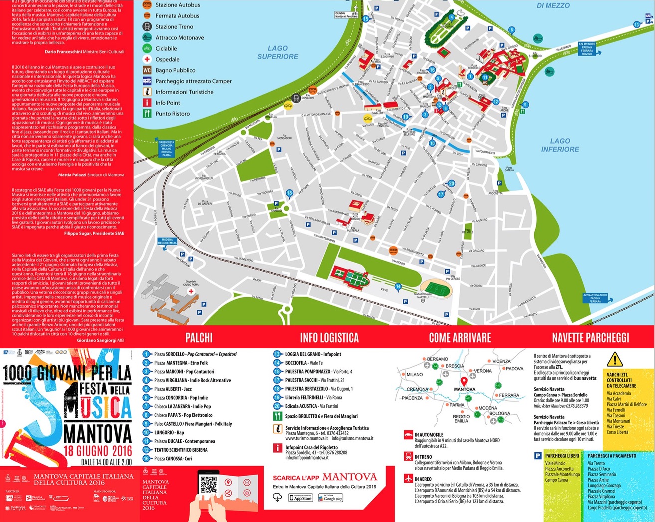 Festa dei 1000 giovani mappa