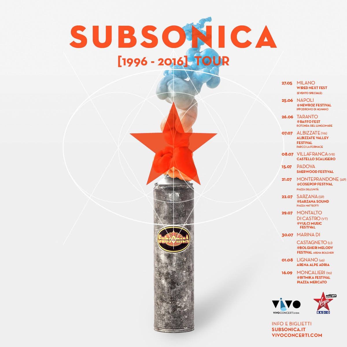 subsonica-tour