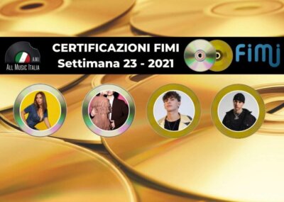 Certificazioni FIMI settimana 23 2021