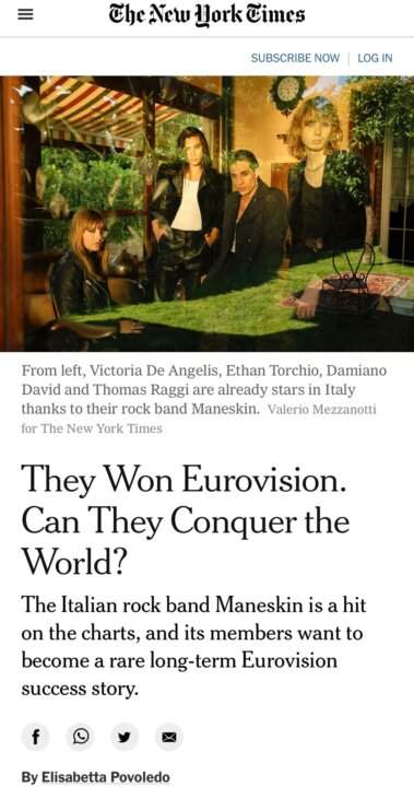 Måneskin Simon Cowell