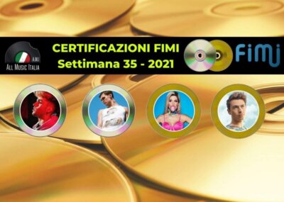 certificazioni FIMI settimana 35 2021