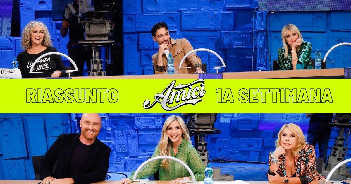 Amici riassunto prima settimana