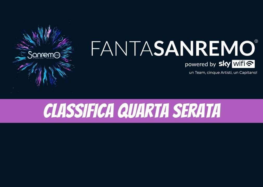 FantaSanremo 2022 classifica quarta serata