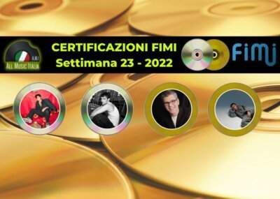 Certificazioni FIMI settimana 23 2022