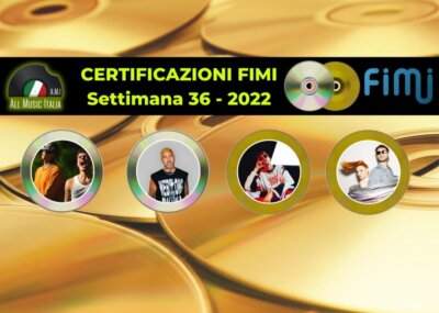 Certificazioni FIMI settimana 36