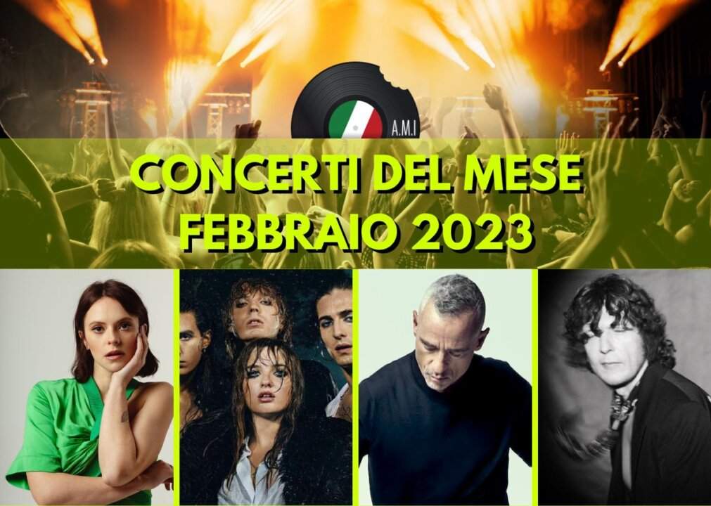 Concerti del mese febbraio 2023