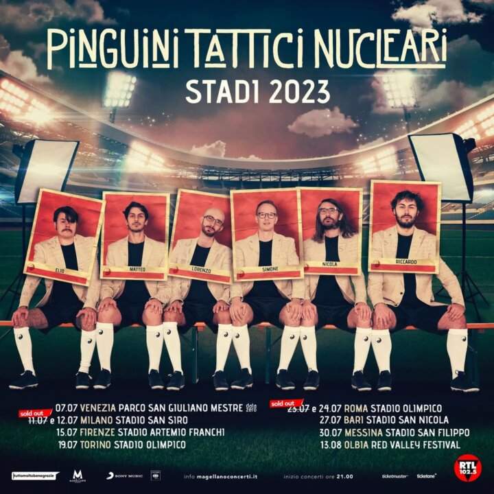 pinguini tattici nucleari stadi