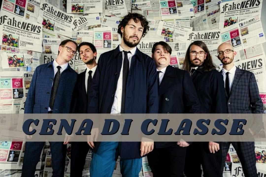 Pinguini Tattici Nucleari Cena di classe testo