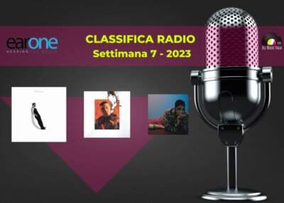 Classifica Radio EARONE settimana 7 2023