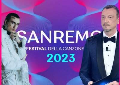 Sanremo 2023 Amadeus Rosa Chemical No gender