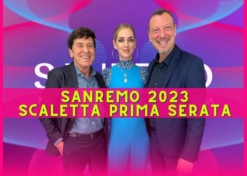 Sanremo 2023 Scaletta prima serata