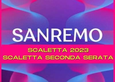 Sanremo 2023 scaletta seconda serata