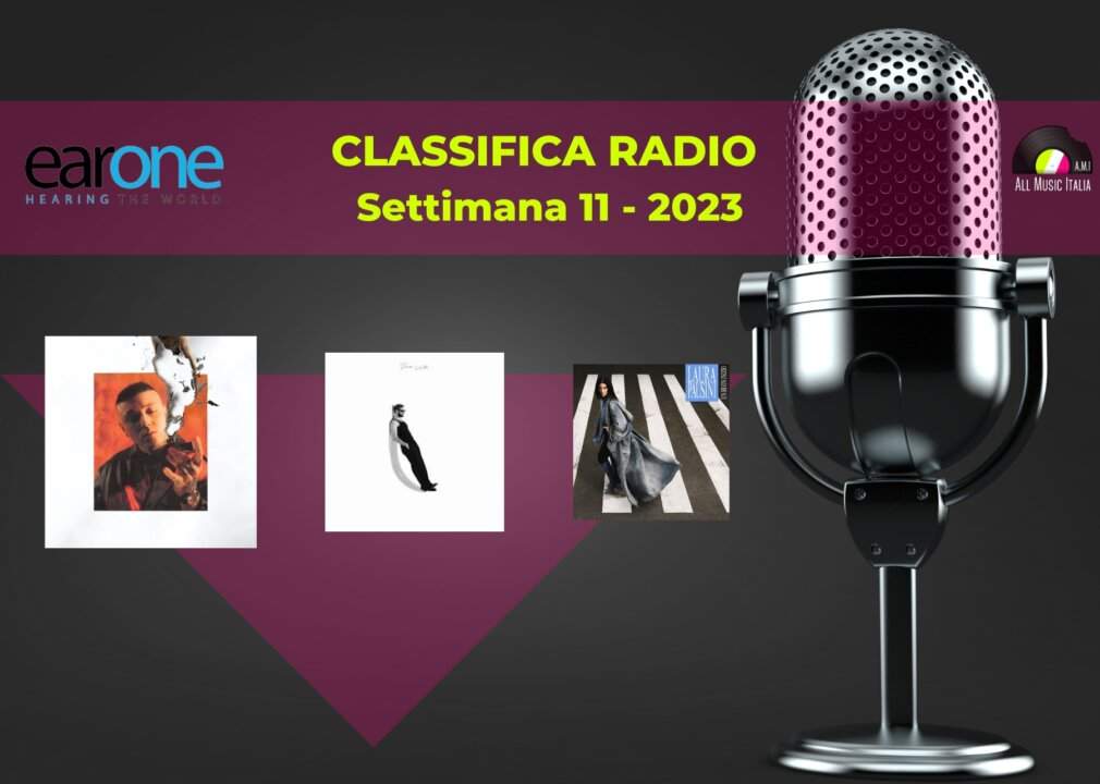 Classifica Radio Earone settimana 11 2023