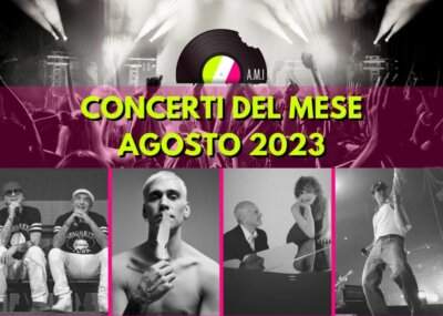Concerti del mese calendario agosto 2023