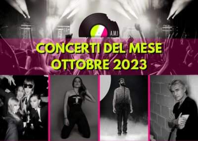Calendario concerti del mese ottobre 2023