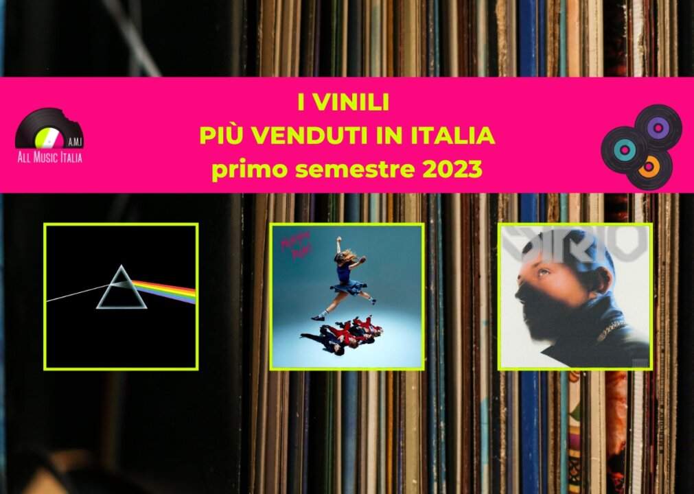 Classifica di vendita vinili 1° semestre 2023: i Pink Floyd