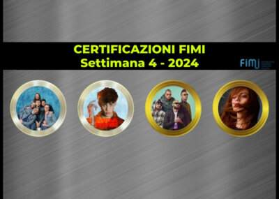 Certificazioni FIMI settimana 4 2024