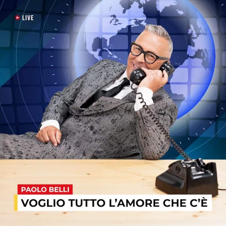 Paolo Belli Voglio tutto l'amore che c'è copertina