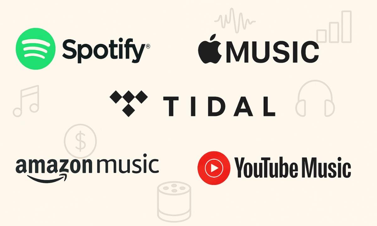 Spotify, Apple Music, Tidal, Amazon e YouTube Music a confronto