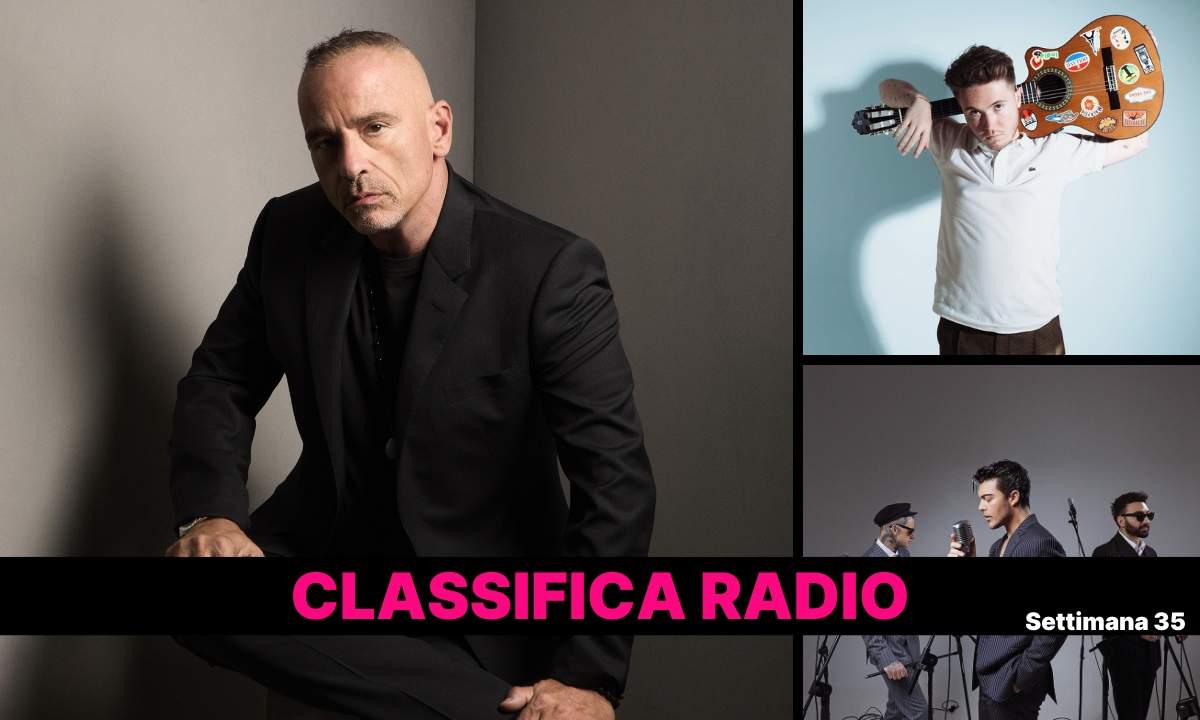 Classifica radio EarOne settimana 35 2025