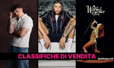 Classifiche FIMI 35/2025: Olly negli album, Baby Gang nei singoli, Wolf Alice nel fisico