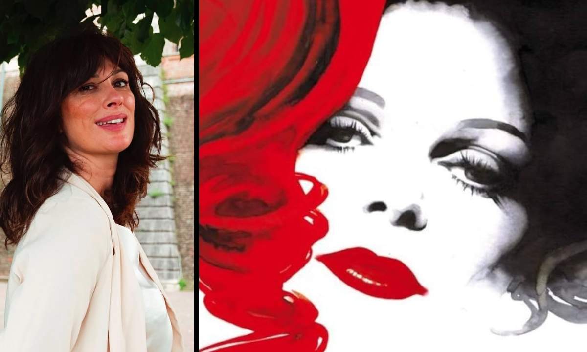 Chiara Buratti e copertina di In territorio nemico di Milva con riferimento a Giorgio Faletti e ai dischi tornati nei negozi