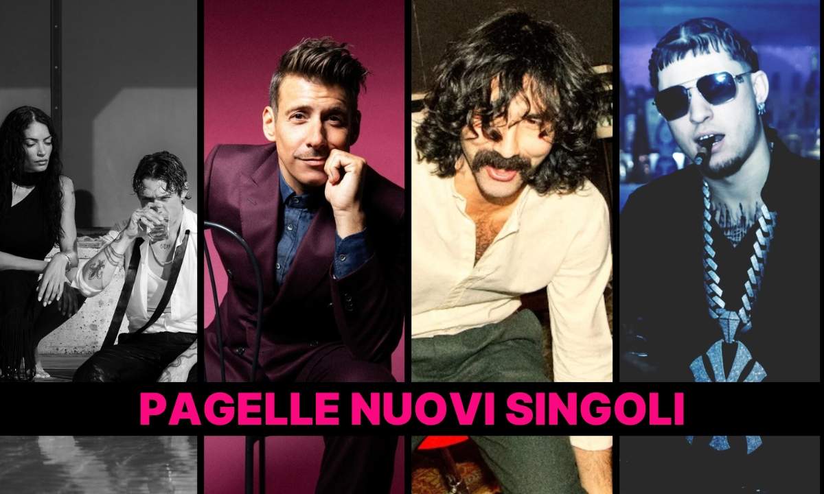 Irama ed Elodie, Francesco Gabbani, Andrea Laszlo De Simone e Rondodasosa nella cover delle pagelle del 29 agosto 2025