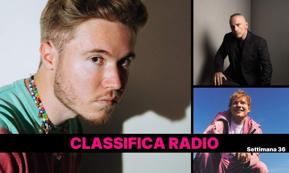 Classifica radio EarOne settimana 36 2025