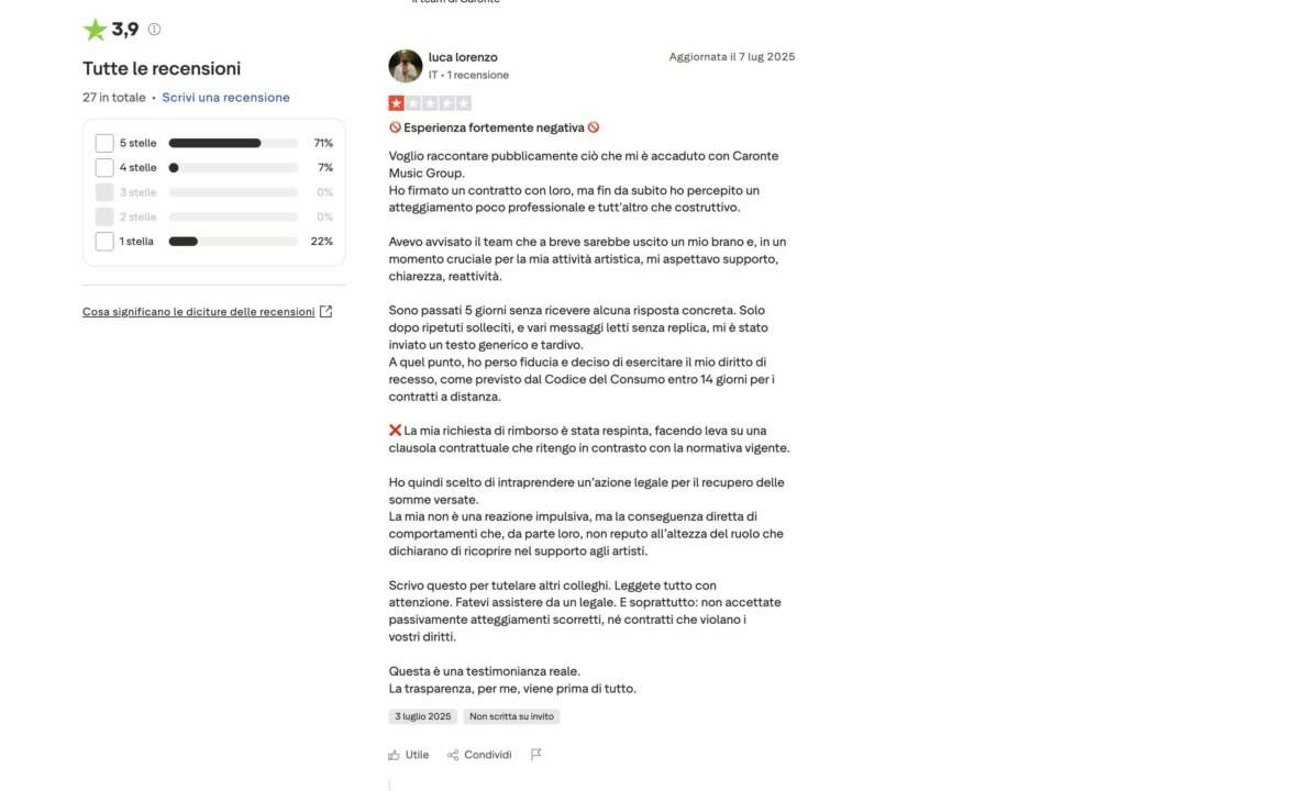 Recensione negativa trustpilot (1)