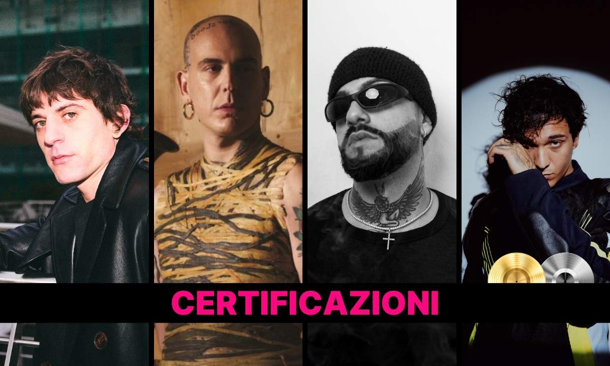 Certificazioni FIMI settimana 38/2025 con Rkomi, Gemitaiz, Tananai e artisti internazionali