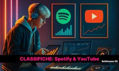 Classifica Spotify YouTube settimana 39: Ernia entra in Top 10, Damiano domina il podio