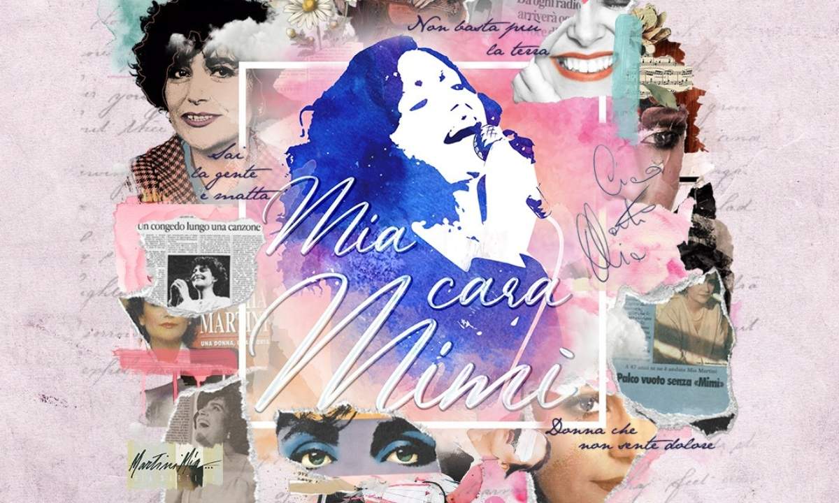 Locandina ufficiale di Mia Cara Mimì, concerto-spettacolo a Roma per ricordare Mia Martini