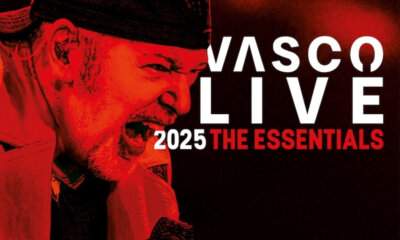 Vasco Rossi – dettaglio grafico della copertina di Vasco Live 2025