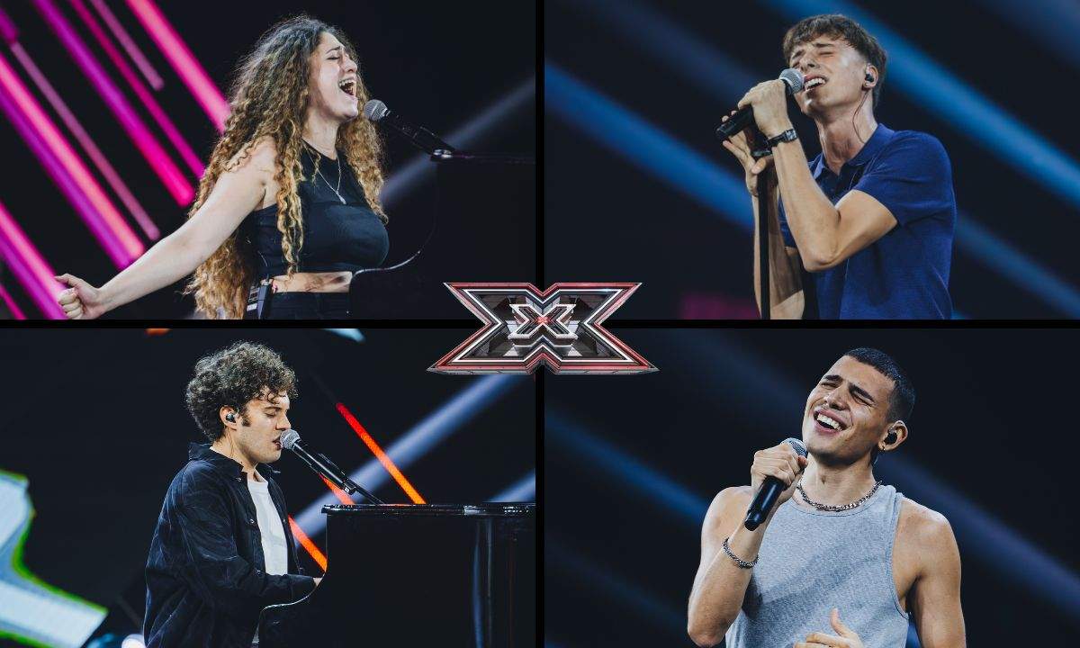 Delia durante il medley “Minchia signor tenente / Brucia la terra” al primo Live di X Factor 2025