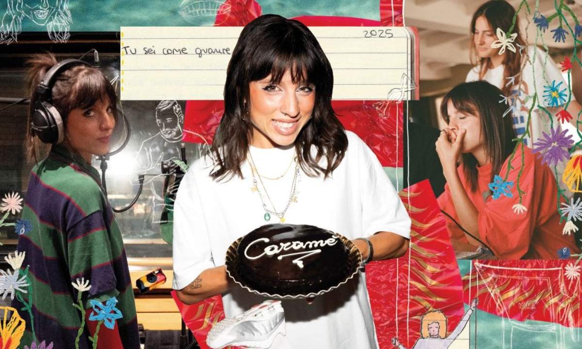 Angelina Mango, copertina dell’album Caramé, il nuovo disco a sorpresa pubblicato nell’ottobre 2025