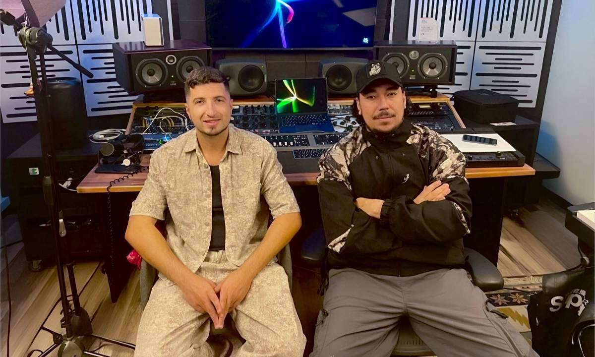 Gianvito Vizzi e Max Kleinz, fondatori di Cosmophonix, nella sede di Mantova