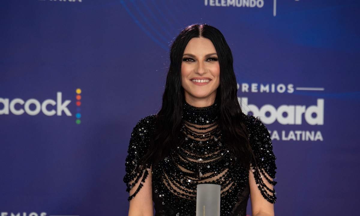 Laura Pausini riceve il Billboard Icon Award 2025 a Miami durante i Billboard Latin Music Awards