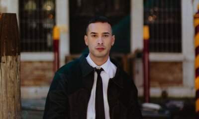 Jeson durante la promozione del brano “Inizialmente tu” in gara a Sanremo Giovani 2025