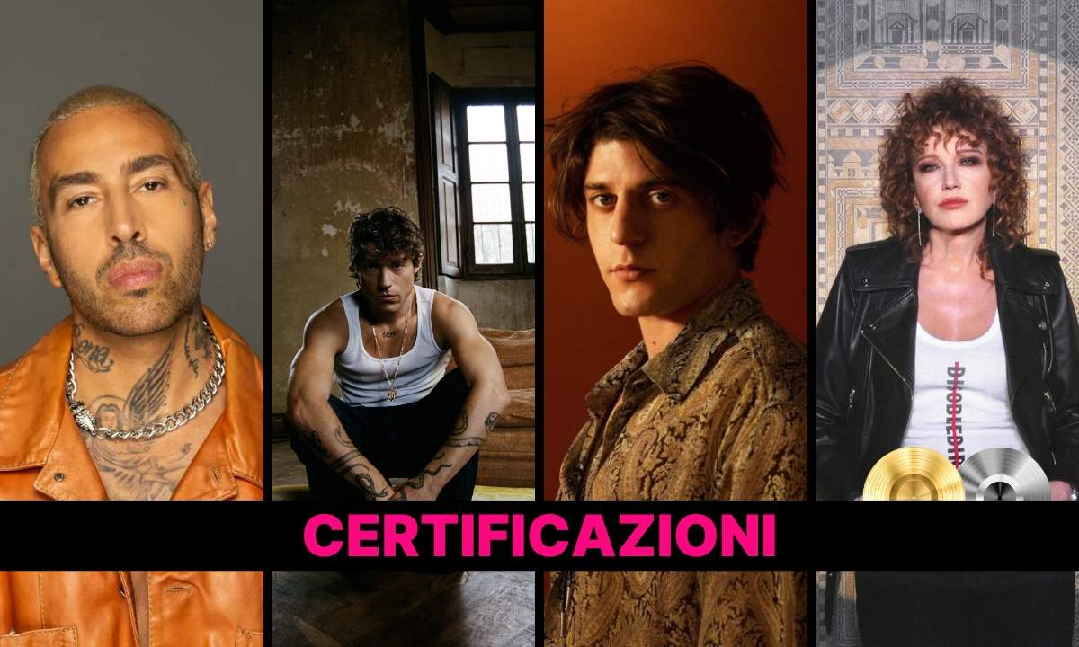 Certificazioni FIMI settimana 52 2025 Luchè Irama Rkomi Fiorella Mannoia