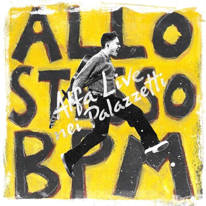 Copertina di “Allo stesso BPM”, il disco live di Alfa