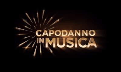 Logo ufficiale di Capodanno in Musica 2025, evento di Canale 5 in diretta da Bari