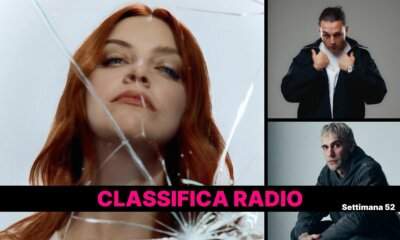 Noemi, Ernia e Mr.Rain nella classifica radio EarOne settimana 52 2025