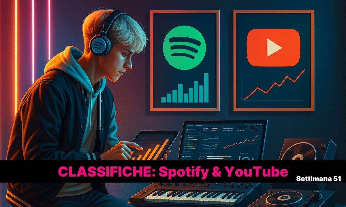 Classifica Spotify YouTube settimana 51, Paky e Emis Killa