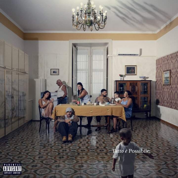 Copertina dell’album TUTTO È POSSIBILE di Geolier