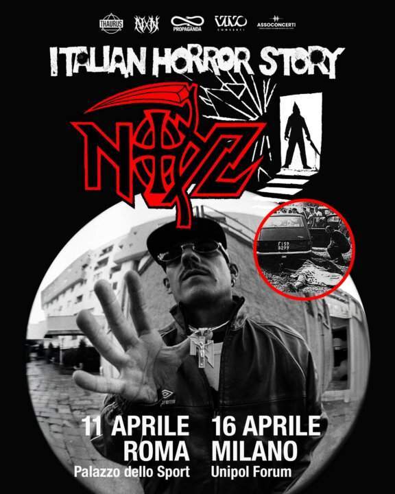Noyz Narcos live 2026 – Italian Horror Story